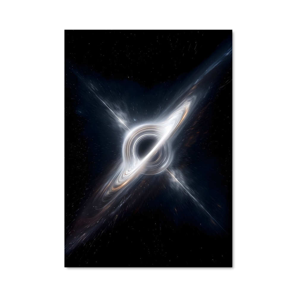 Poster magnifique galaxie de l'œil noir